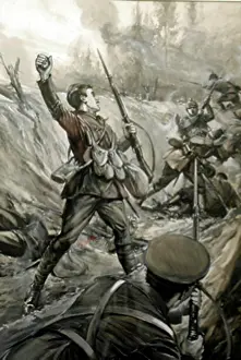 Smythe: Lance Corporal Joynson drives the enemy back with bombs