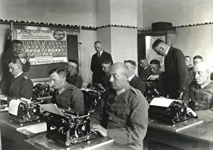 Typewriters: Lance corporals at typewriters