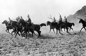 Dragoon: Lancers advancing, 1915