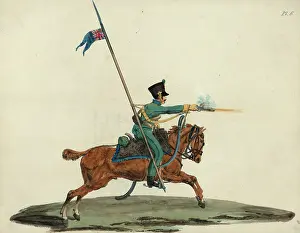 Canter: Lancers Corps - Horseback - British Army