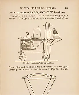 Illust: Lanchester?s flying machine