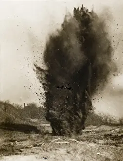 Explosions: Land Mine explosion 1918