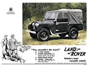 Versatile: Land Rover advertisement, 1953