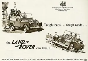 Loads: Land Rover advertisement, 1953