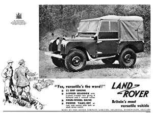 Versatile: Land Rover advertisement, 1953
