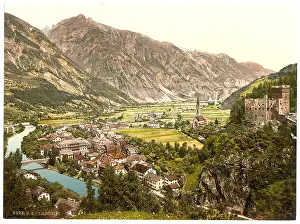 Landeck: Landeck, general view, Tyrol, Austro-Hungary