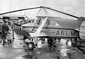 Cierva: Landing of an autogyro in Berlin, 1932