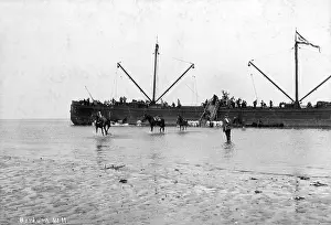 Manoeuvres: Landing maneuvers, around 1900