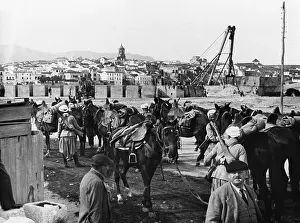Moro: Landing of Moroccan troops in Algeciras, 1937