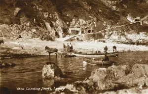 Lundy: Landing stores at Lundy