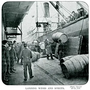 Wines: Landing wines and spirits 1902