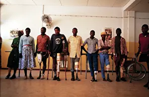 Amputees: Landmine victims recuperate and adjust to their recently