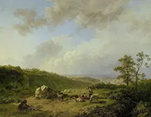 Accent: Landscape with an Approaching Rainstorm
