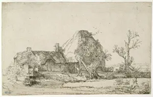Harmensz: Landscape with an artist