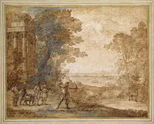 Ascanius: Landscape with Ascanius Shooting the Stag of Sylvia
