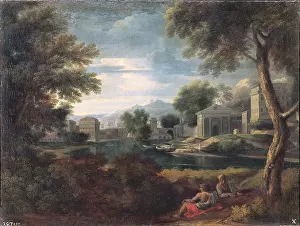 Poussin: Landscape, Formerly attributed to Nicolas Poussin