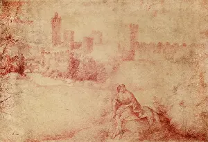 Wayfarer: Landscape with city wall