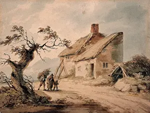 Wove: Landscape with Cottage