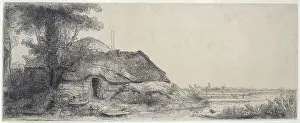 1641: Landscape with a cottage and large tree