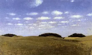 Hammershoi: Landscape in the Countryside of Lejre, Denmark
