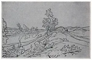 Harpignies: Landscape Drawing