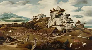 Mostaert: Landscape with an Episode from the Conquest of America