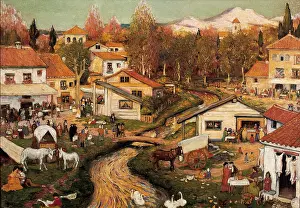 Girones: Landscape with figures