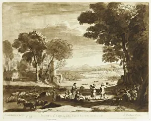 1777: Landscape with figures dancing