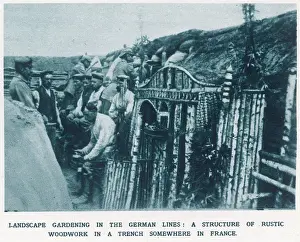 Landscaping: Landscape Gardening in a German trench