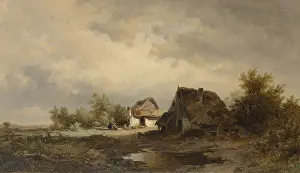 Shadowed: Landscape with Huts on the Heath