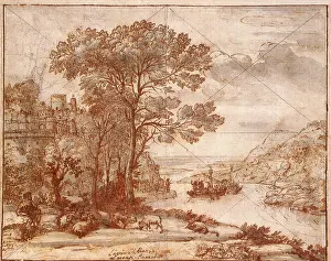 Lorrain: Landscape with the Landing of Aeneas in Latium