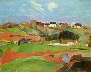 Plots: Landscape at Le Pouldu, by Gauguin
