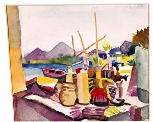 Blaue: Landscape near Hammamet