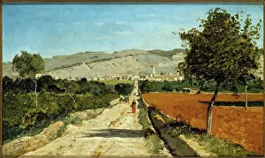Saturnin: Landscape of Provence. View of Saint-Saturnin-les-Apt