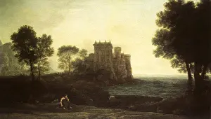 Psyche: Landscape with Psyche outside Palace of Cupid, by Claude