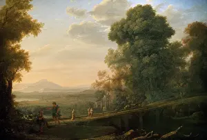 Sunlit: Landscape with Rebekah Taking Leave of her Father