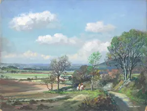 Hofler: Landscape with two riders