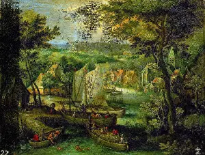 Brill: Landscape with a River