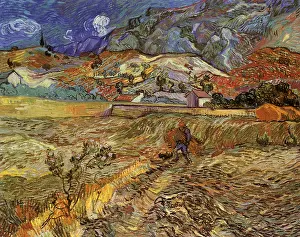 Remy: Landscape at Saint-Remy, by Van Gogh