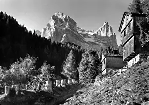 Svbd: Landscape in South Tyrol, 1920s