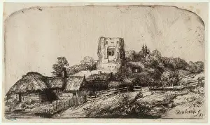 Squared: Landscape with a squared tower