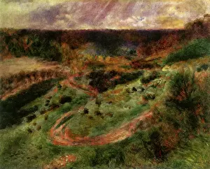 Renoir: Landscape at Wagremont, by Renoir