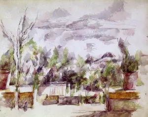 Zuerich: Landscape watercolour, by Paul Cezanne