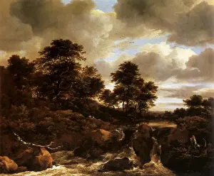 1670: Landscape and Waterfall