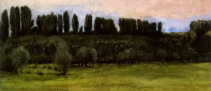 Poplar: Landscape with Willows and Poplars, by Burne-Jones