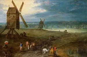 Windmills: Landscape with Windmills