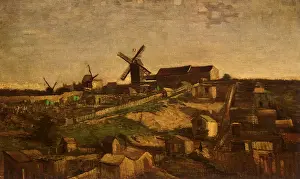 Dotted: Landscape with Windmills, by Van Gogh