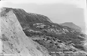 Landslip at Charmouth