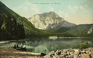 Langbathsee: Front Langbathsee near Ebensee (Upper Austria)