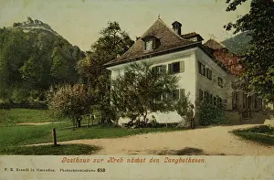 Ebensee: Langbathseen near Ebensee (Upper Austria). Gasthaus